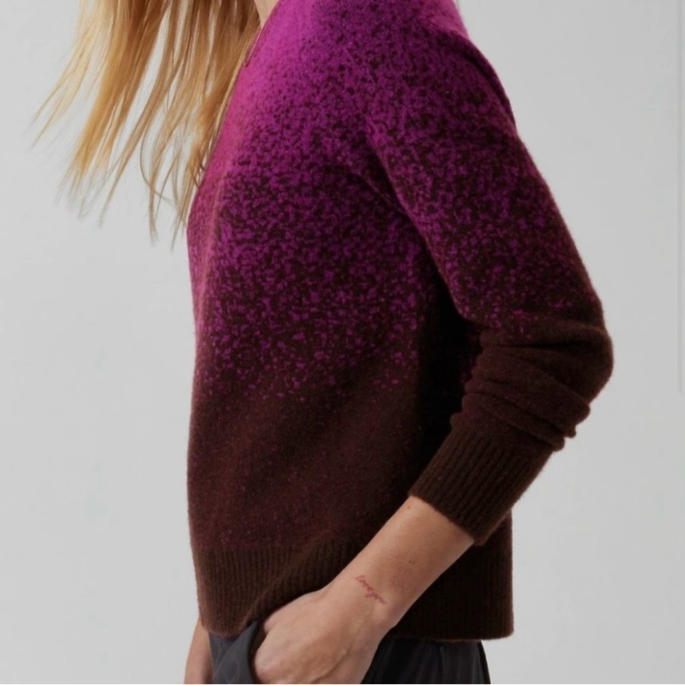 Athleta Hawthorne Textured Crew Neck Sweater
